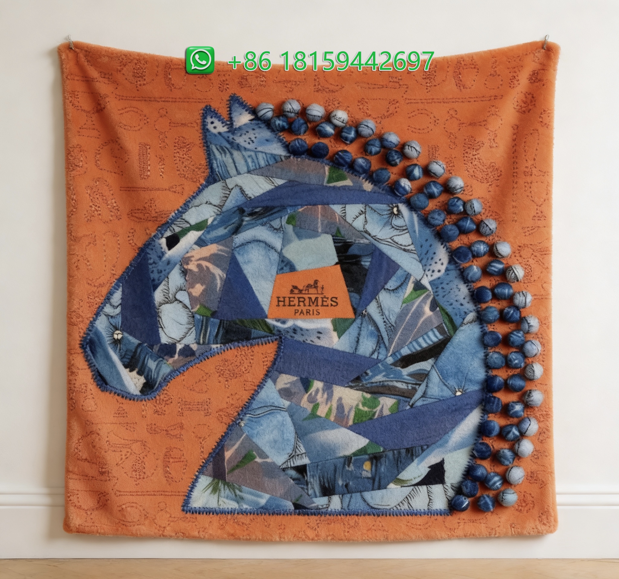Hermes Throw Blankets